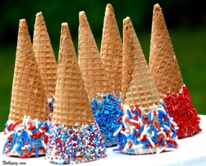 Shop72 fourth of July sugar cones